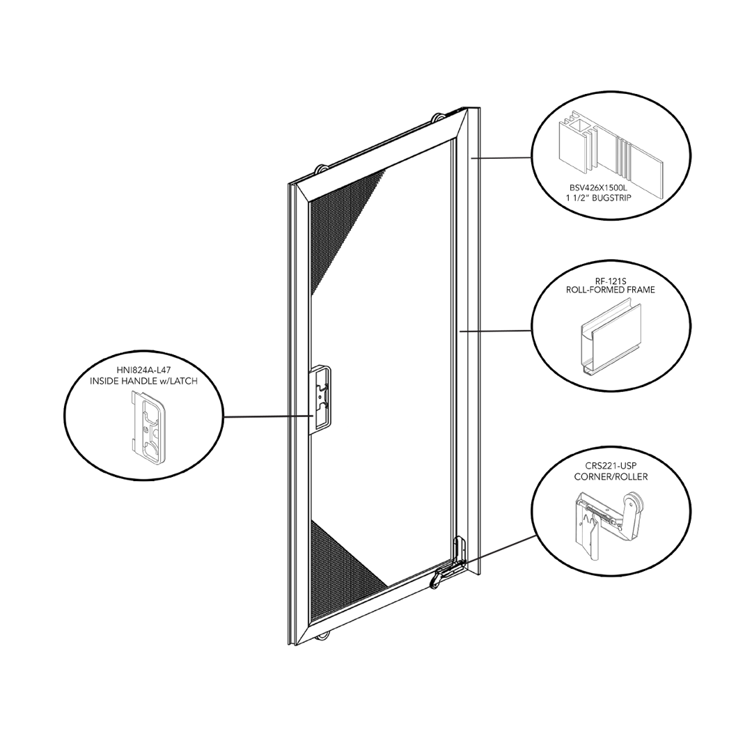 RF121S Patio Door Screen RiteScreen Shop